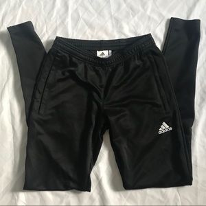 Adidas Black Size Extra Small Joggers Zip Sides XS